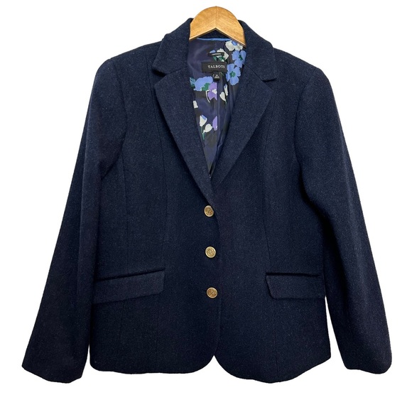 Talbots | Aberdeen Women's Navy Blazer - Picture 7 of 7